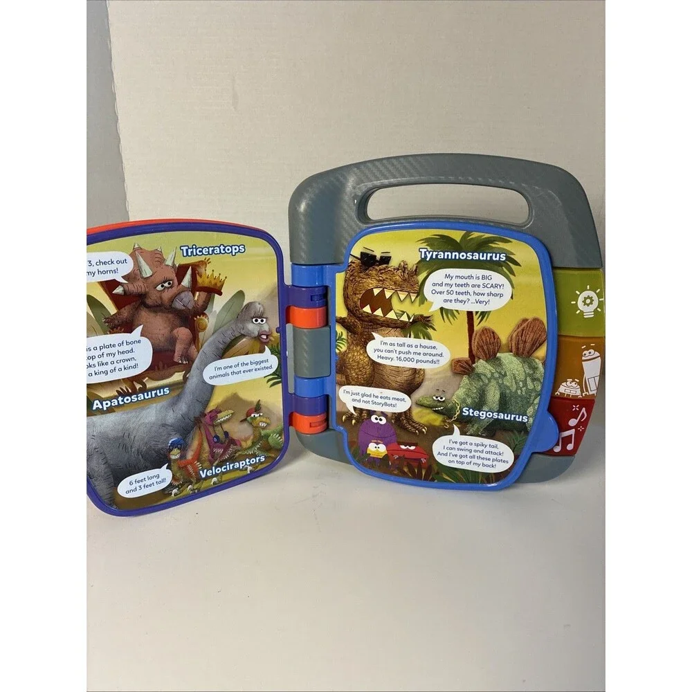 Fisher-Price StoryBots Songbook Electronic Book Lights Music - Space & Dinosaur